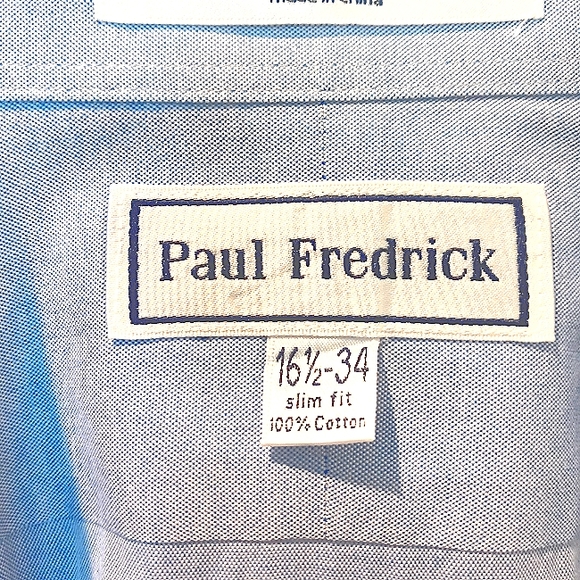 PAUL FREDRICK (Slim Fit) Dress Shirt - Picture 11 of 11